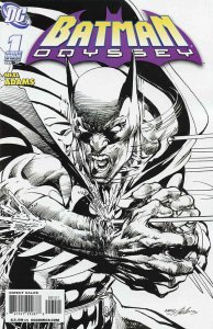Batman: Odyssey #1A VF/NM ; DC | Neal Adams 1:25 Variant B&W