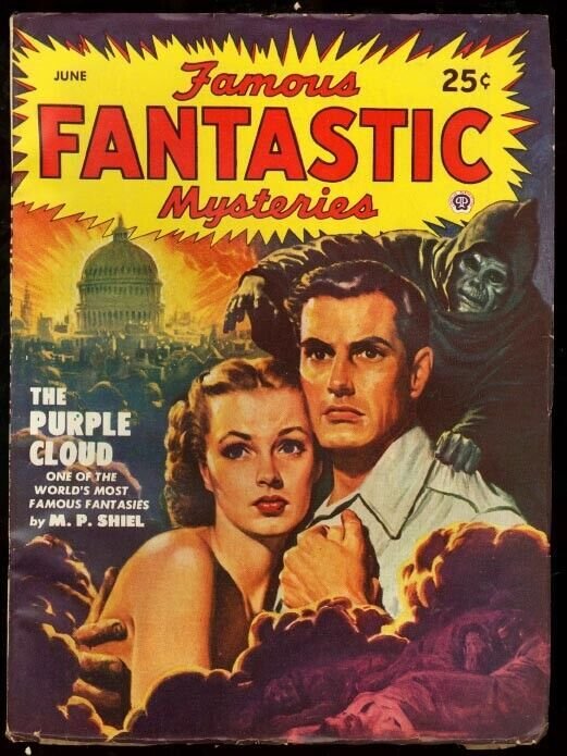 FAMOUS FANTASTIC MYSTERIES 1949 JUN-OCCULT-SCI FI PULP FN/VF