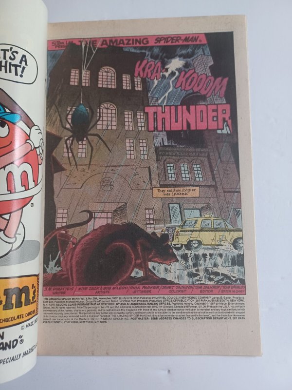 Amazing Spider-Man #294 - Kraven's Last Hunt - Mike Zeck - 1987 - NM