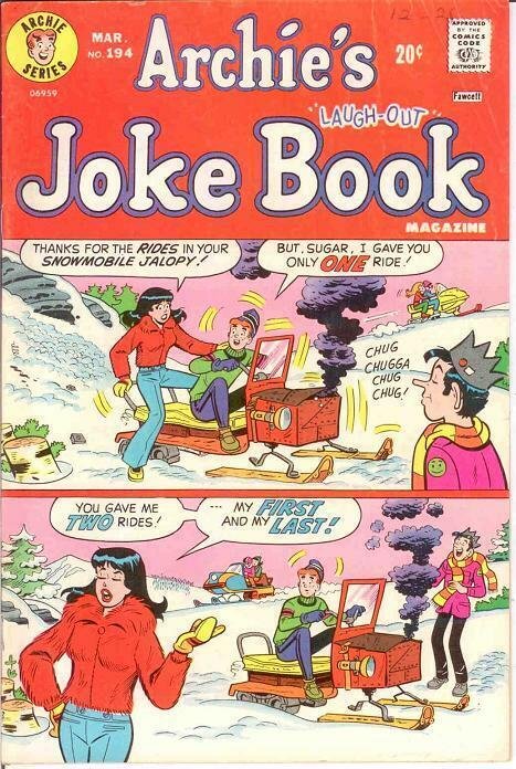 ARCHIES JOKE BOOK (1954-1982)194 VG Mar. 1974 COMICS BOOK