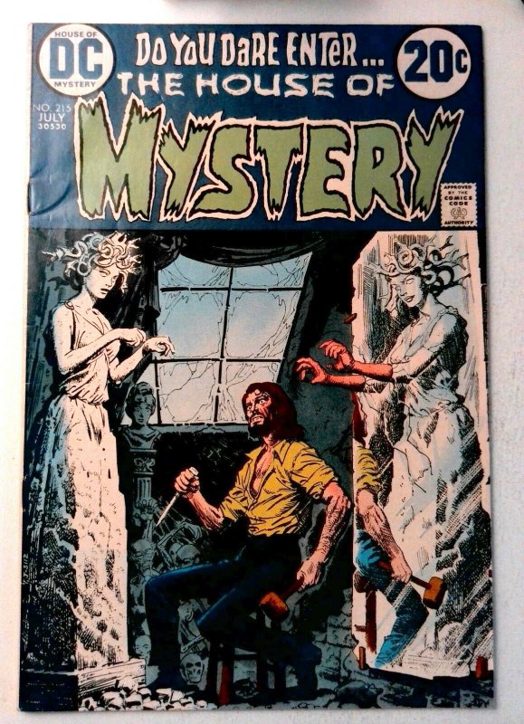 House of Mystery #215 DC 1973 FN- Bronze Age Comic Book 1st Print