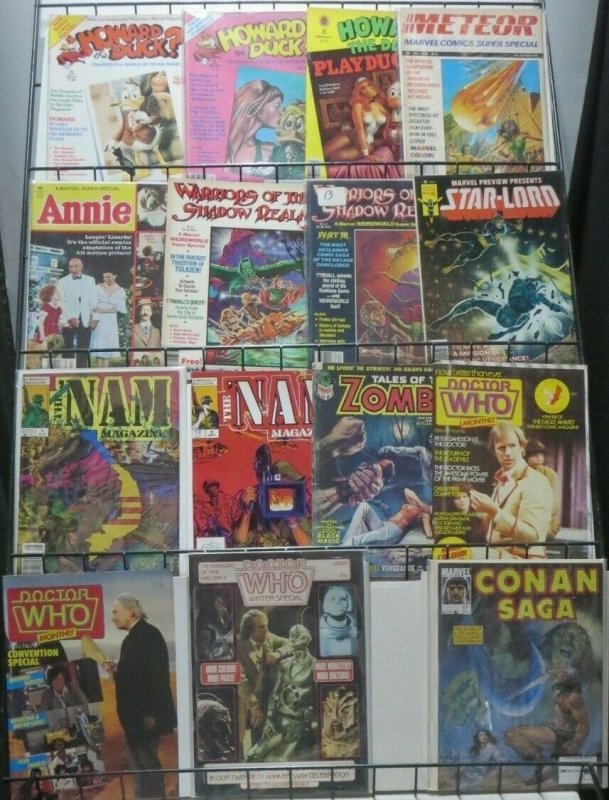 MARVEL MAGAZINE SAMPLE SET! 15 mags - Howard the Duck, Zombie, Conan, Bronze Age