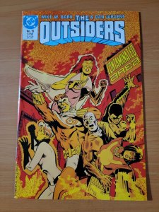 The Outsiders #15 Direct Market Edition ~ NEAR MINT NM ~ 1987 DC Comics