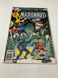 Micronauts Annual 1 Fn Fine 6.0 Marvel Comics