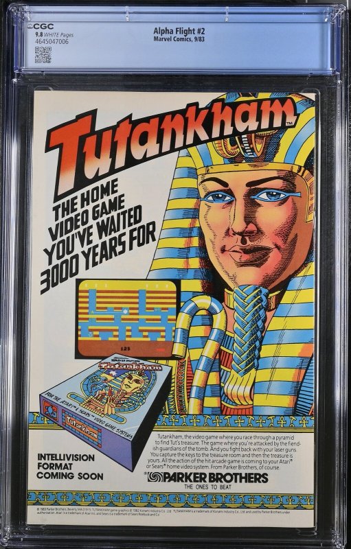 Alpha Flight #2 (9/83) Graded CGC 9.8