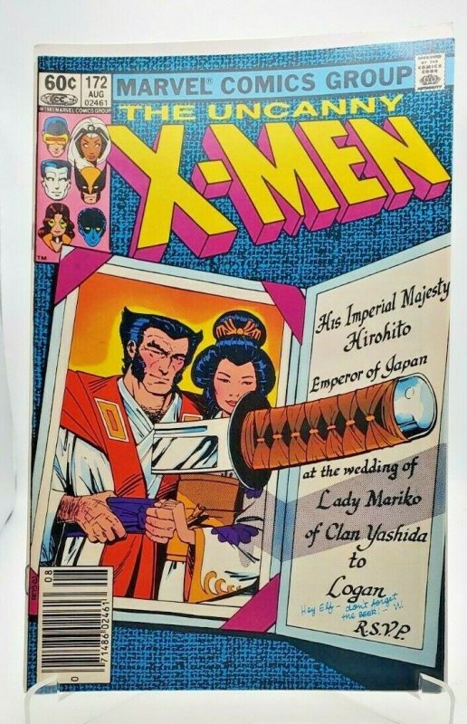 Uncanny X-Men #172 (1983) Newsstand Edition NM-/NM 