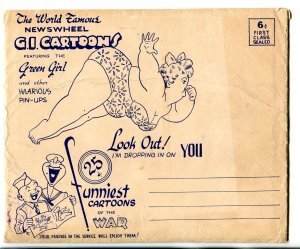 MAG: GI CARTOONS BOOK #1 1944-1ST ISSUE-WWII-COMIC BOOK PIN-UPS-SOUTHERN STAT...