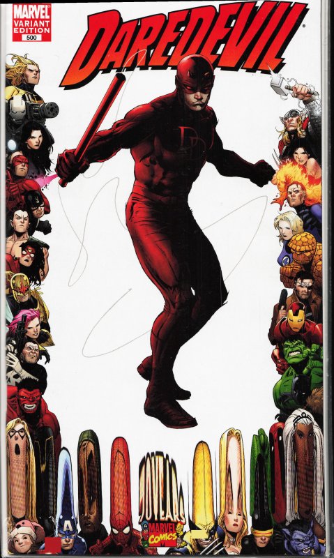 Daredevil #500 Marvel 70th Anniversary Border Variant (2009) Daredevil