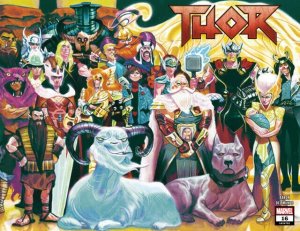 Thor (2018) #16 (#722) Mike Del Mundo Regular Wraparound Cover