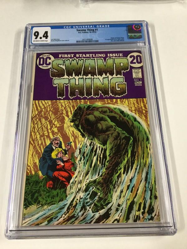 Swamp Thing 1 Cgc 9.4 Ow/w Pages 1st First Matt Cable 2031404006