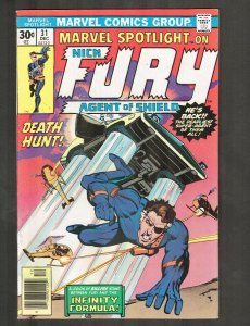 Marvel Spotlight #31 ~ Nick Fury / Howard Chaykin Cvr & Art ~ 1976 (7.5) WH