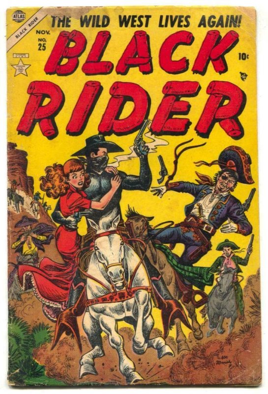 Black Rider #25 1954- Arrowhead- Atlas Western G/VG 