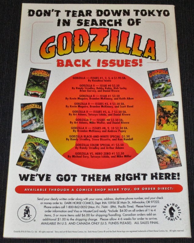 Godzilla King of the Monsters #12 (1996)