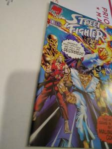 STREET FIGHTER #1  FIRST COMIC BOOK APP OF RYU, CHUN LI, KEN, ETC MALIBU  1993 