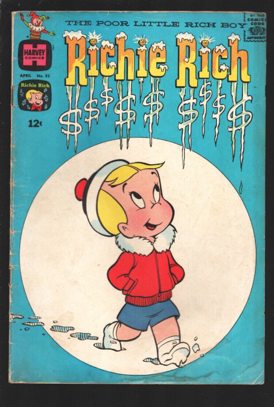 Richie Rich #32 1965-Harvey-The Poor Little Rich Boy-Little Dot & Little Lo...