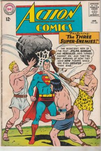 Action Comics #320 1965 Atlas, Samson, Hercules vs Superman Supergirl VF UtahCrt