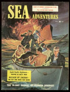 SEA ADVENTURES MAY 1959-CANNIBALISM-MASSACRE ZANZIBAR FN/VF