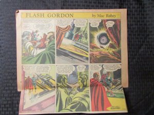 1954 FLASH GORDON Color Newspaper Strips by Mac Raboy LOT of 6 VG 5/23 - 6/27