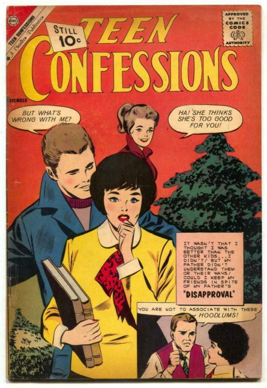 Teen Confessions #14 1961- Charlton Romance- Hoodlums