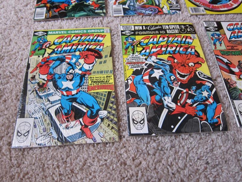 Captain America #248-250 #252 256 257 + Fine (6.0) 15 book lot (551J)