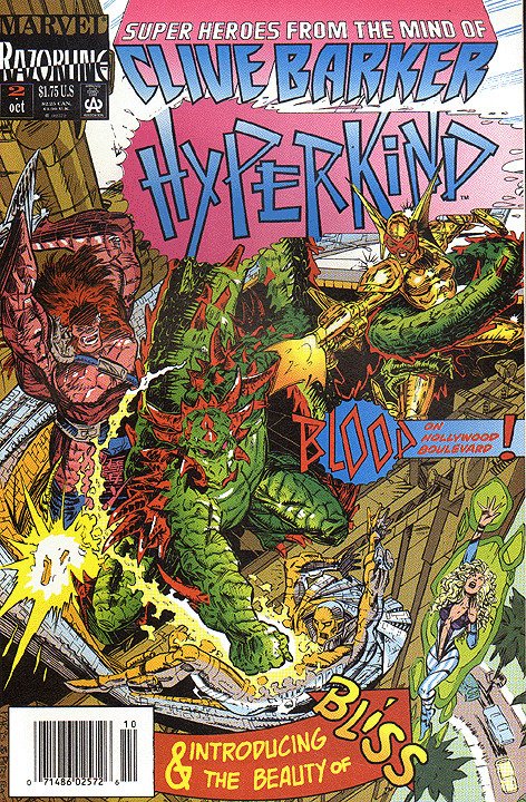 HYPERKIND (CLIVE BARKER) (1993 Series) #2 NEWSSTAND Fair Comics Book
