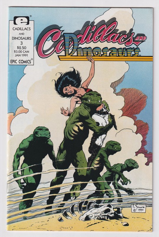 Epic Comics! Cadillacs and Dinosaurs! Issue #3! (1991) 