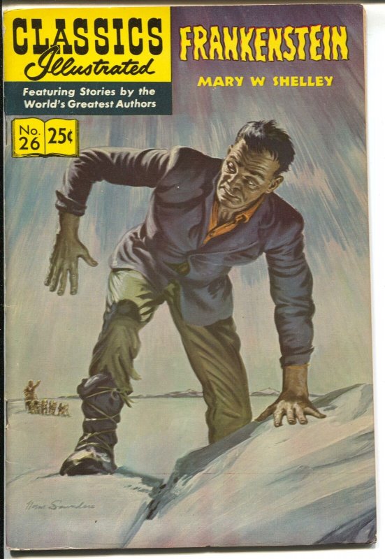 Classics Illustrated #26 1971-Frankenstein-Mary Shelley-Norman Saunders-HRN 1...