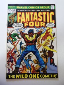 Fantastic Four #136 (1973) VG+ Condition writing indentations fc