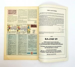 Ka-Zar The Savage #28 (1983) Marvel Comics