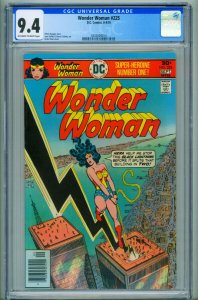 WONDER WOMAN #225-CGC 9.4-1976-WTC cover-comic book 4343004014