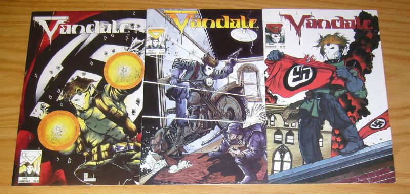 der Vandale #1-3 VF/NM complete series - one man vs nazis - innervision comics