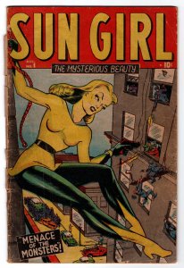 Sun Girl #1 (1948)    Timely  low grade but complete  see description