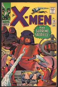 XMEN 16 VG/F 5.0 3rd APP SENTINELS