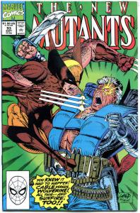 NEW MUTANTS #93, NM-, Cable vs Wolverine, 1st, McFarlane, more Marvel in store