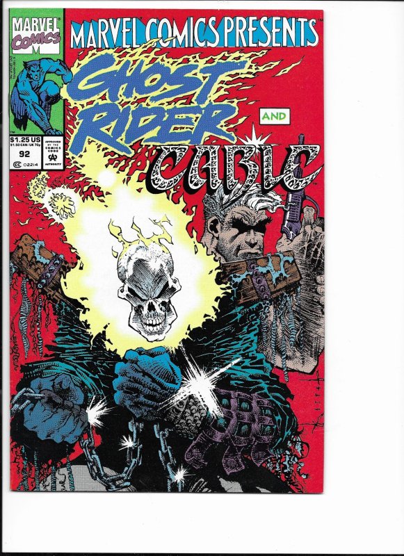 Marvel Comics Presents #92 Newsstand Edition (1991)