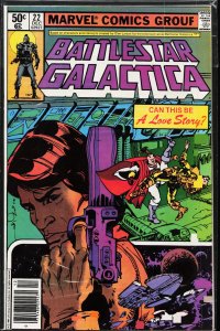 Battlestar Galactica #22 Newsstand Edition (1980) Battlestar Galactica