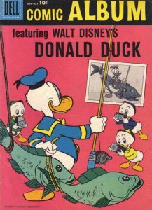 Comic Album #1 VG ; Dell | low grade comic March 1958 Donald Duck