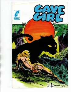 Cave Girl #1 - Burcham - Comax - 1991 - VG
