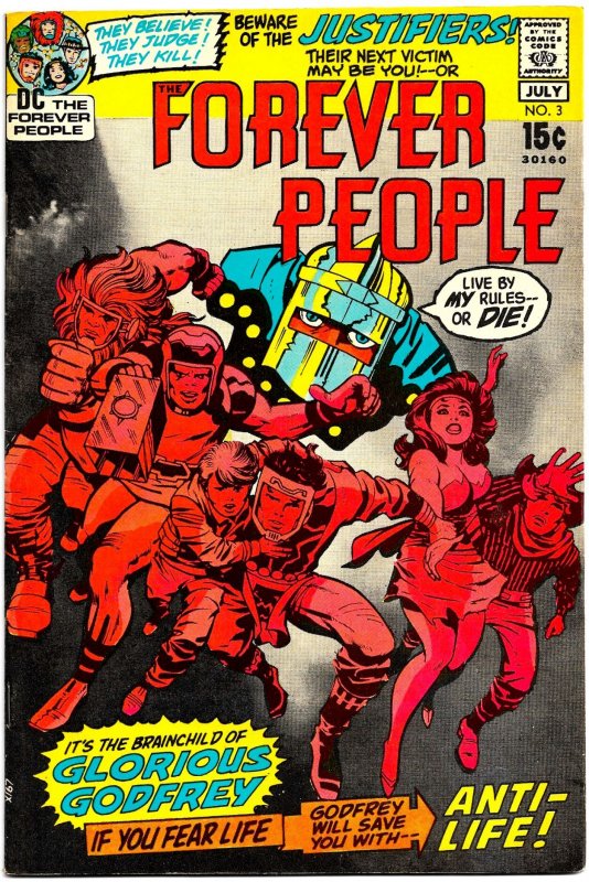 FOREVER PEOPLE  #3 & #4 (1971) 8.0 VF Jack Kirby's Fourth World Hippies!