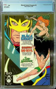 Marvel Comics Presents #73 (1991) - CGC 9.8 - Cert#4007869025