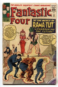 Fantastic Four #19 comic book 1963-MARVEL 1st Rama-tut / Kang the Conqueror