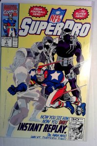 1991 NFL Superpro #3 Marvel Comics VF+ 1st Print Comic Book
