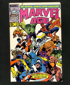 Marvel Age #12 1st Black Costume Spider-Man!