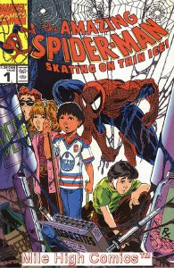 SPIDER-MAN: SKATING ON THIN ICE (1990 Series) #1 CANADA ED Very Good Comics Book