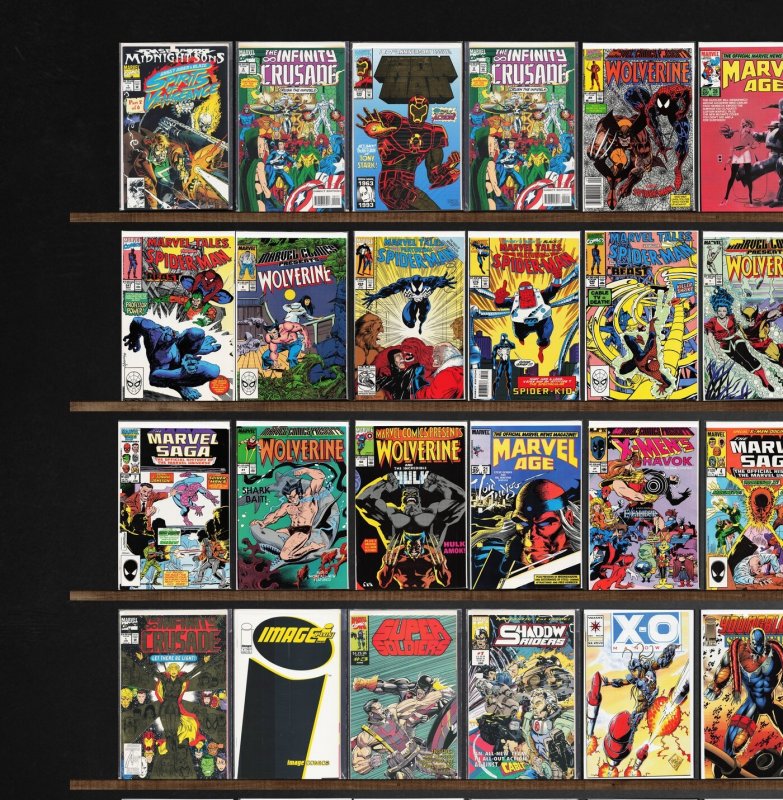 Huge Lot 150+ Comics with Marvel Comics Presents, Marvel Tales & More!