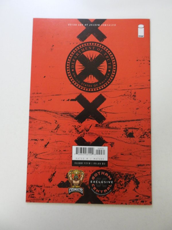 The Department of Truth #9 Cover E NM condition