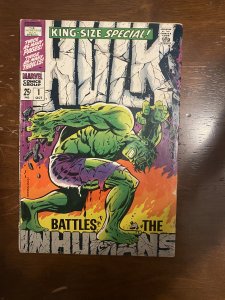 The Incredible Hulk Annual #1 (1968) Steranko cover great book