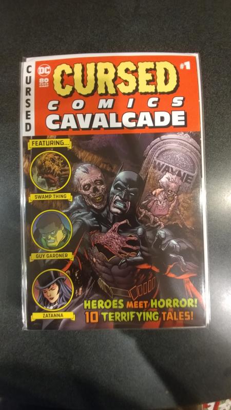 Cursed Comics Cavalcade # 1 COMIC 2018 DC EC Horror Homage Cover Batman