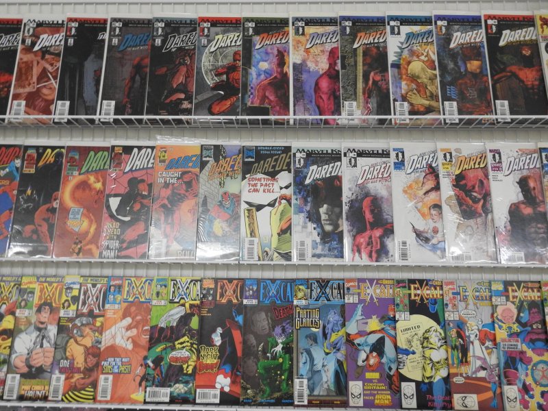 Huge Lot 190+ Comics W/ Daredevil, Excalibur, X-Force MORE DD!  Avg VF Condition