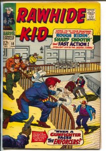 Rawhide Kid #58 1967-Marvel-Gunfight cover-Larry Leiber-Gary Frederick-VF-